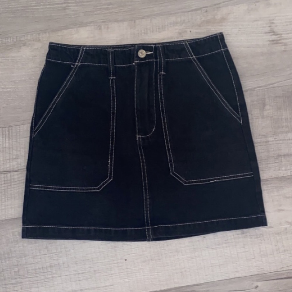 Black denim Forever 21 skirt
